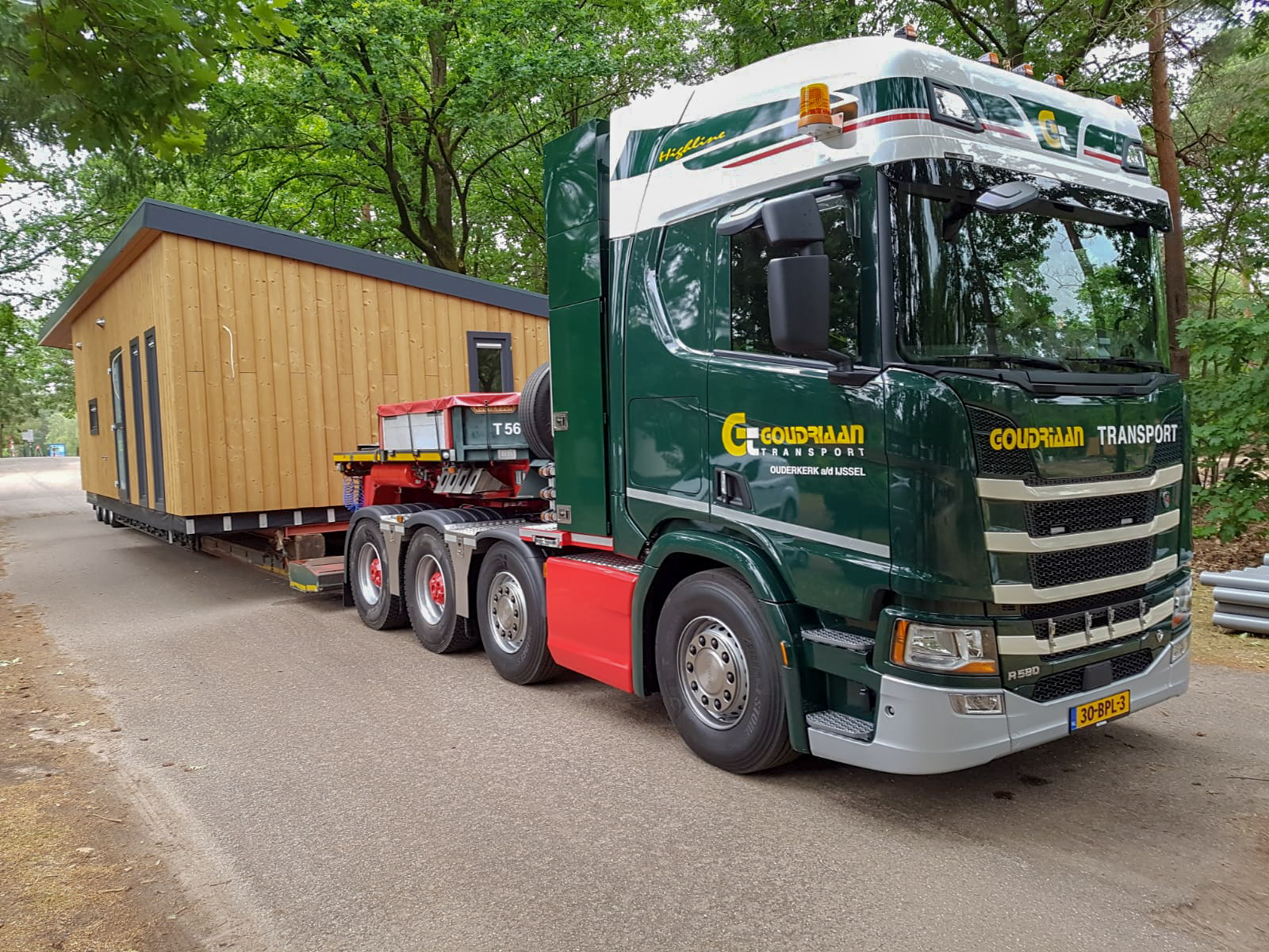 Speicaal transport Exceptioneel transport Woonunit