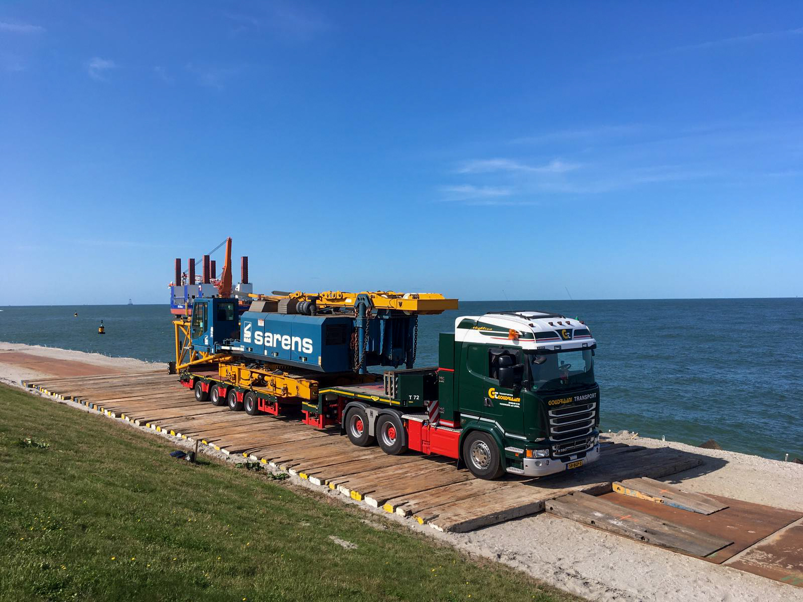 Zwaar transport Kraanbody Nederland